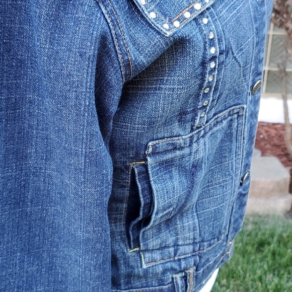 Richcow Jeans(RJ) Women's Blue Jean Jacket - Picture 4 of 16